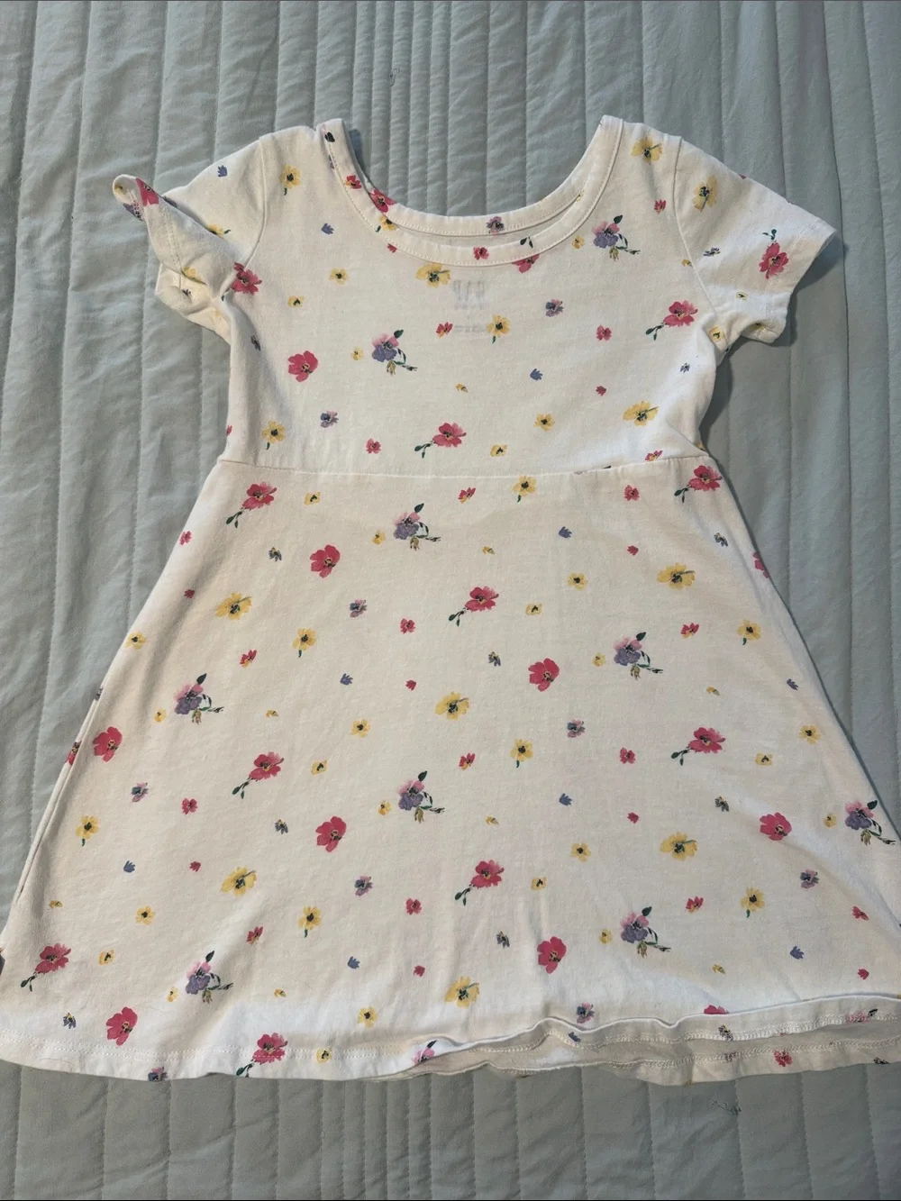 GAP Kids Floral Dress - White